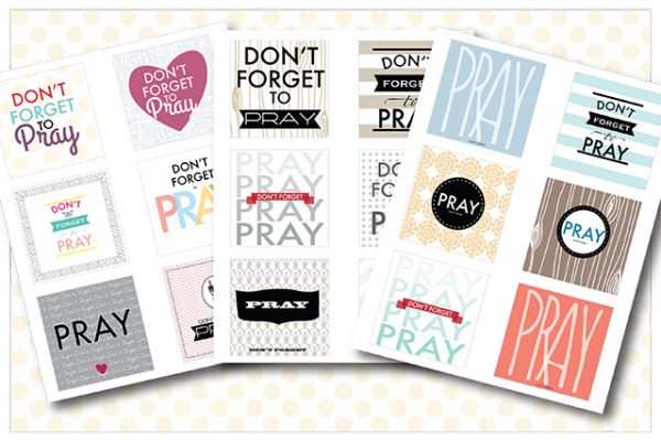 Prayer prints and DIY Prayer Blocks