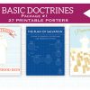 Basic Doctrines poster and stickers (package 1)