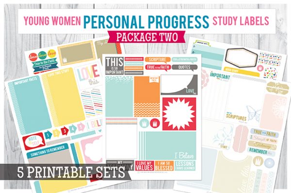 Personal Progress Study Labels Package 2