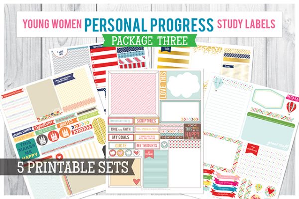 personal Progress Study Labels Package 3
