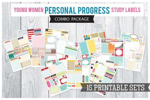 COMBO: Personal Progress Study Labels Packages 1,2,3