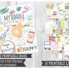 SUPER COMBO: Young Women's Doodle Journal and Personal Progress Labels