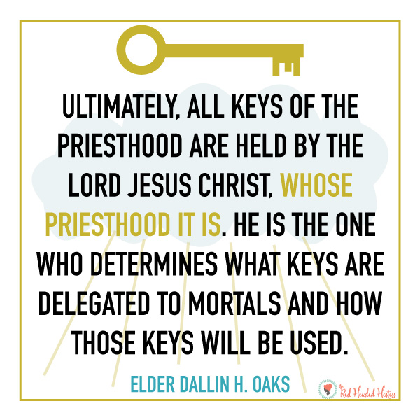 What are the Keys of the Priesthood?