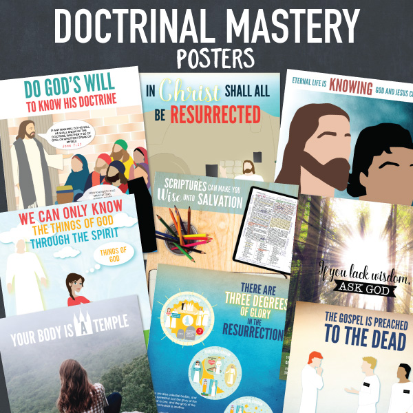 New Testament Doctrinal Mastery Passages Posters, Flash Cards...