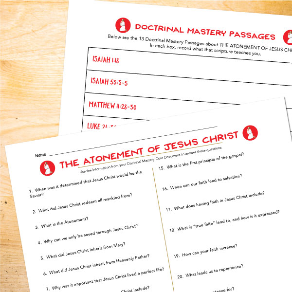 Doctrinal Mastery Quizzes and Study Pages - New Testament (PDF Download ...