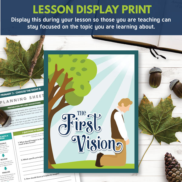 Primary 3 Lesson 5 - The First Vision Printables