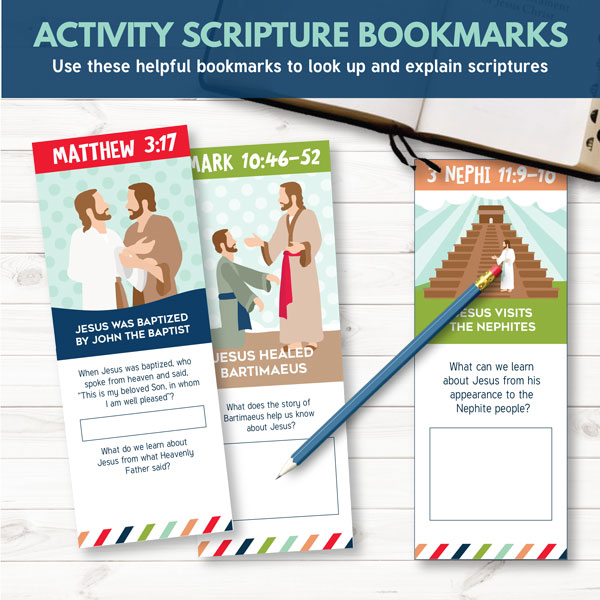 Primary 3 Lesson 7 - Faith in Christ Activity Bookmarks