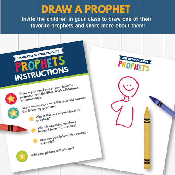Primary 3 Lesson 8 - The Church of Jesus Christ Has Prophets Activity Ideas