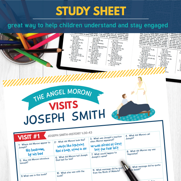 Primary 5 Lesson 3 The Angel Moroni Visits Joseph Smith The Red