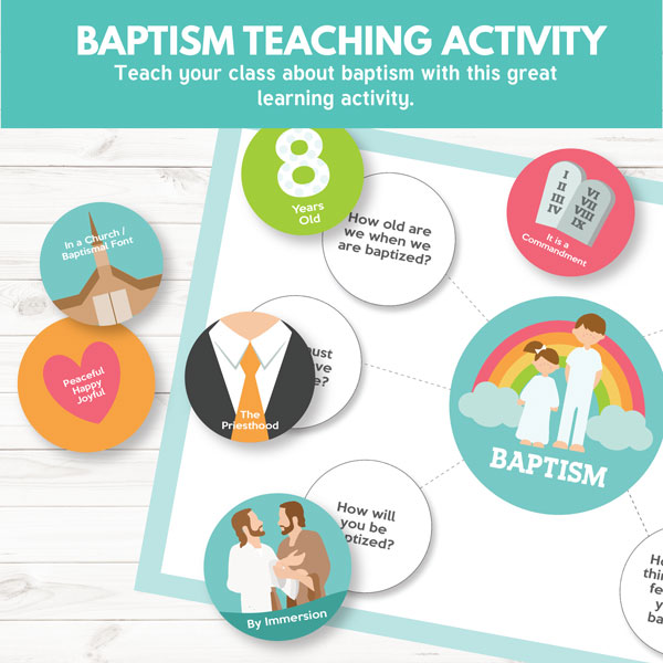 Primary 3 Lesson 10 Teaching Ideas for Baptism