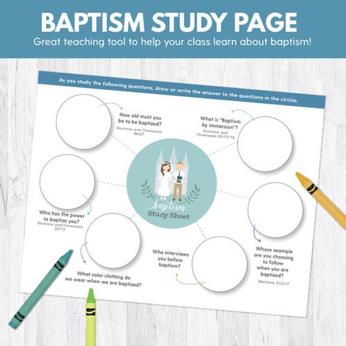 Primary 2 (CTR) Lesson 12 I Can Prepare for Baptism The Red Headed