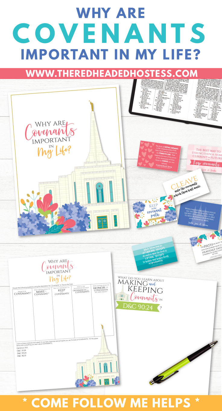 Why are Covenants Important in my Life? July Young Women Lesson