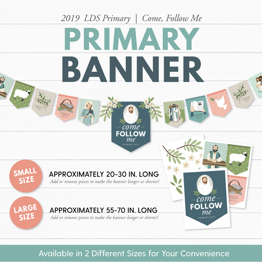 2019 LDS Primary (Come Follow Me – New Testament) Bulletin Board - The
