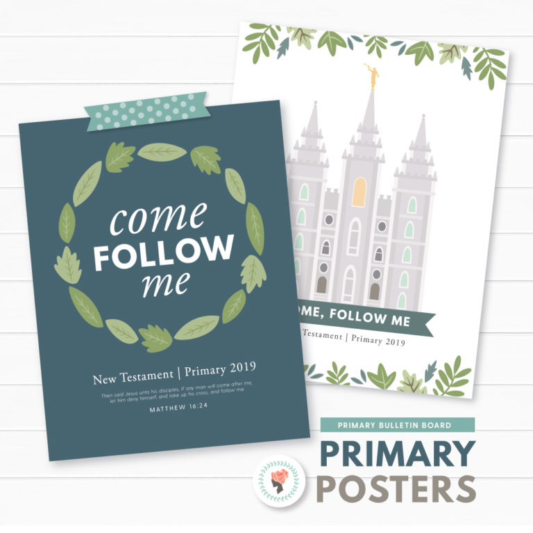 2019 LDS Primary Follow Me New Testament) COMBO Kit The Red