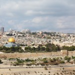 The modern city of ancient Jerusalem.
