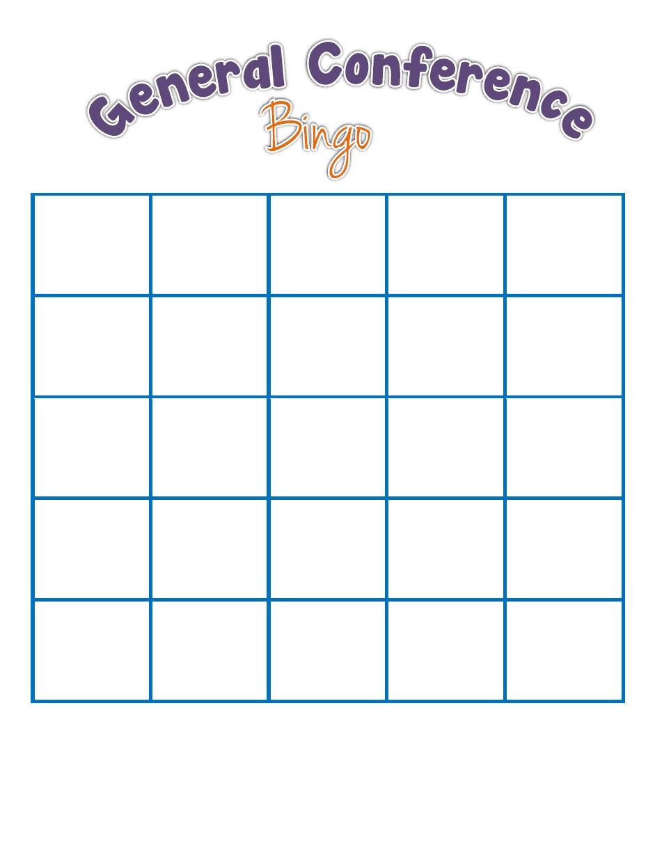 blank bingo sheet