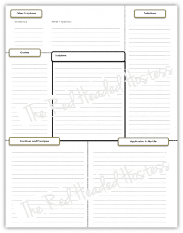 Template 2 - Single Scripture Verse Study Sheet (Boy Version)