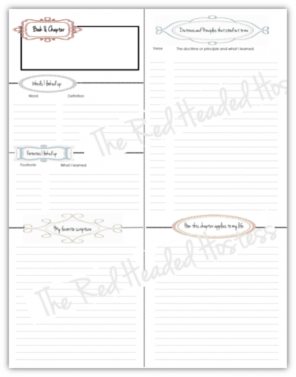 Template 1 - Chapter Review - Girl Version