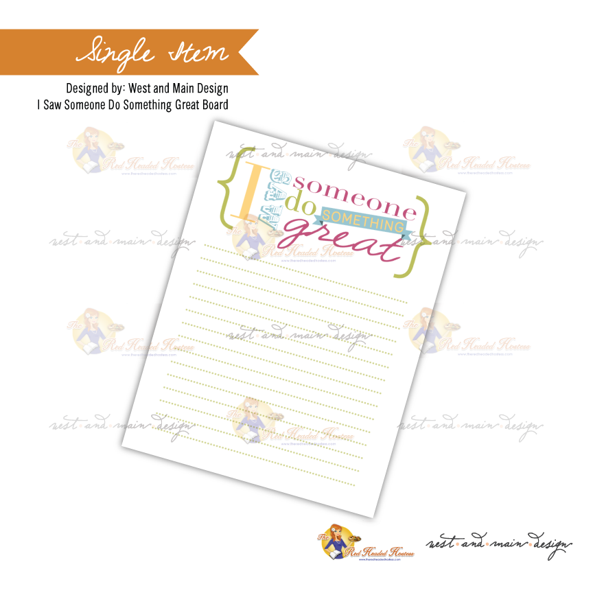 I Saw Something Great Board