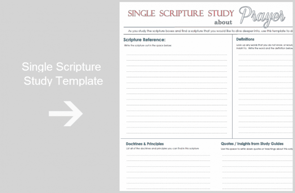 Prayer Study Packet