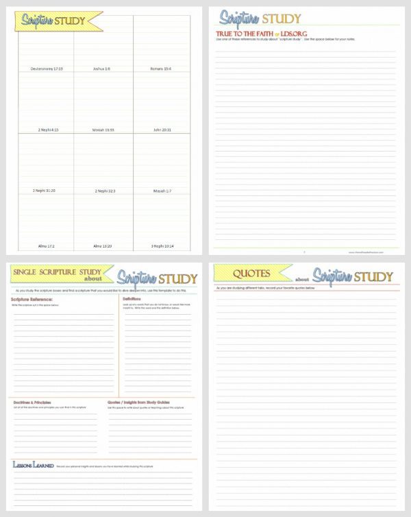 Scripture Study Packet