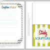 Scripture Study Journal Cards