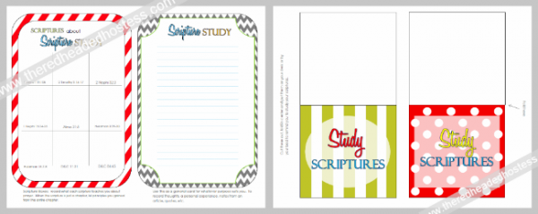 Scripture Study Journal Cards