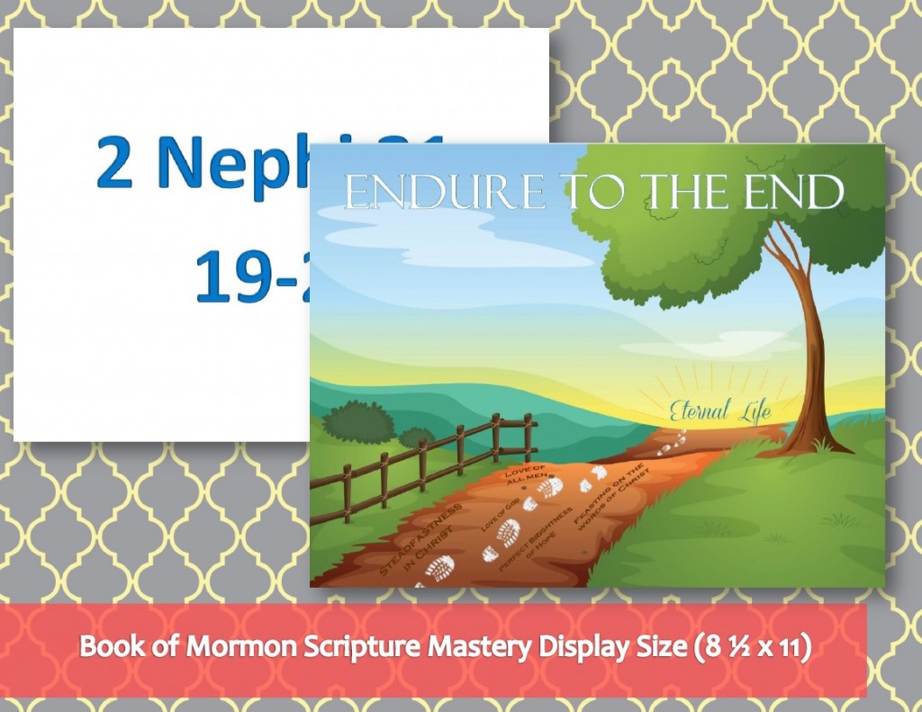 Print your own Book of Mormon scripture mastery !!! Love these!!