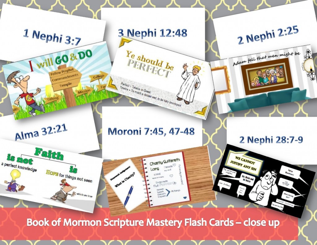 Awesome print your own book of mormon scripture mastery flash cards!