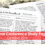 Study Pages to study General Conference!