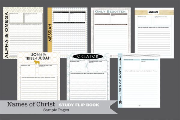 FLIPBOOK-Names of Christ (Boy Version)