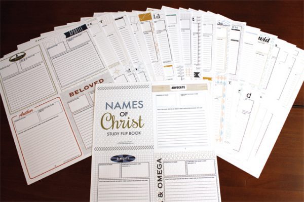 FLIPBOOK-Names of Christ (Boy Version)