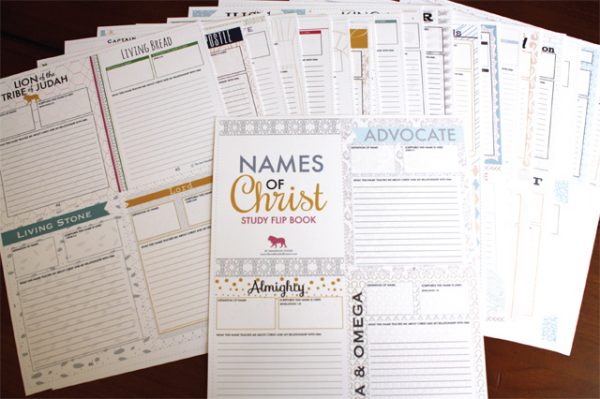 FLIPBOOK-Names of Christ (Boy/Girl Combo Package)