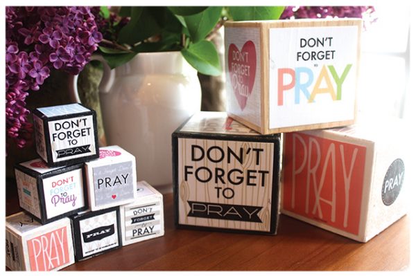 Prayer prints and DIY Prayer Blocks
