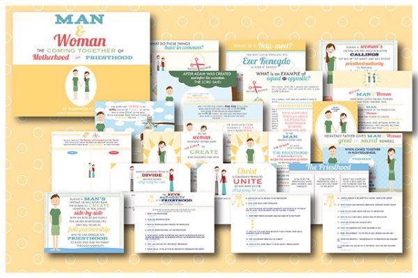 COMBO: Man and Woman: the coming together of Motherhood and Priesthood FLIPBOOK/Teacher version