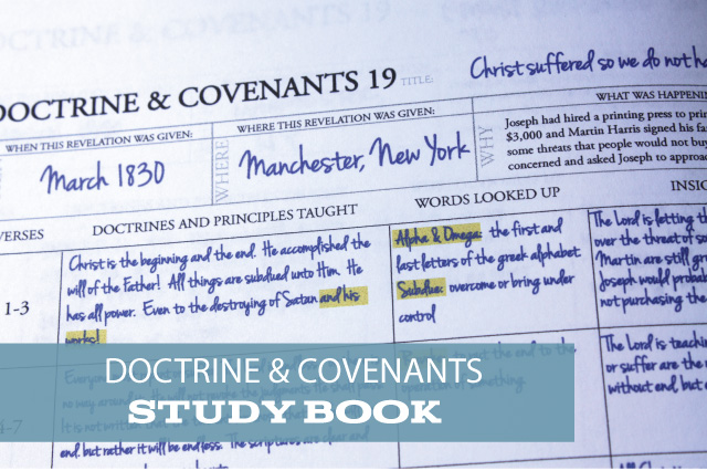 doctrine and covenants study book in doctrine covenants
