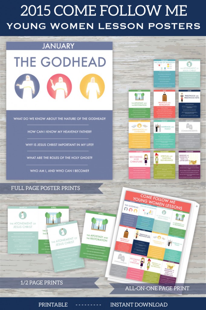 Come Follow Me Young Women Lesson Posters - The Red Headed ... Come Follow Me Young Women Lesson Posters - The Red Headed ...