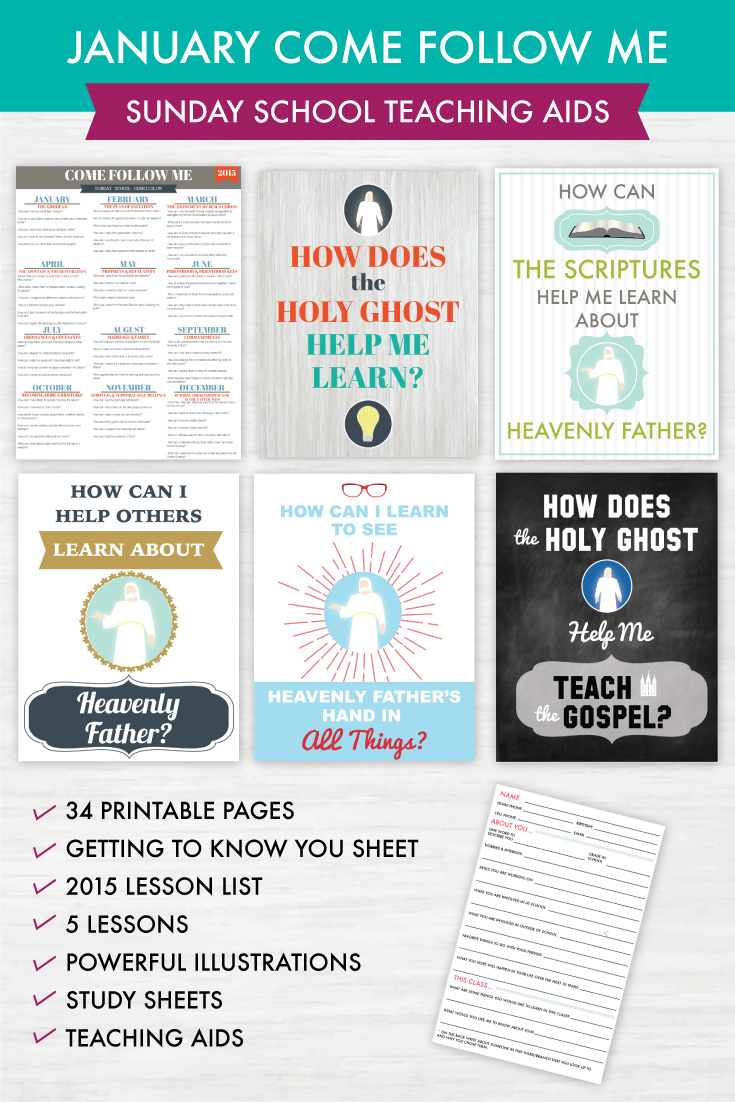 January Come Follow Me Sunday School: Godhead - The Red 