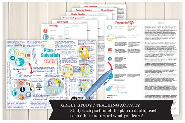 COMBO - Plan of Salvation illustrated: Display size and Individual size