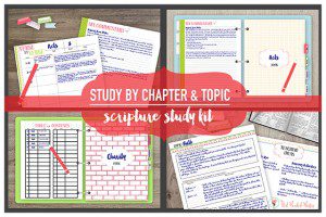 Study by Chapter and Topic Scripture Study COMBO Package