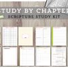 Study by Chapter and Topic Scripture Study COMBO Package