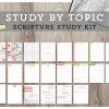 Study by Chapter and Topic Scripture Study COMBO Package