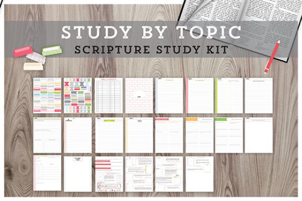 Study by Chapter and Topic Scripture Study COMBO Package