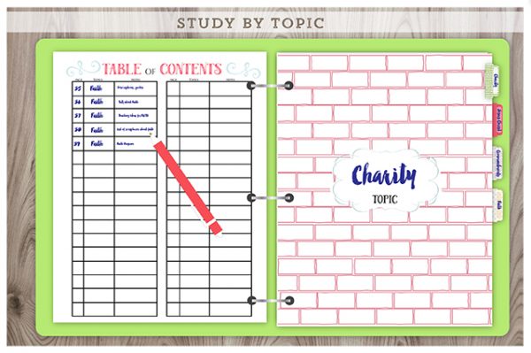 Study by Chapter and Topic Scripture Study COMBO Package