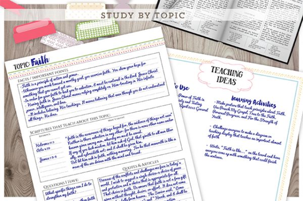 Study by Chapter and Topic Scripture Study COMBO Package