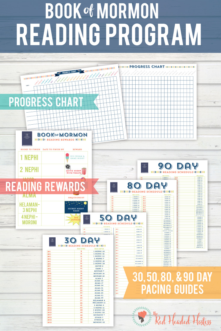 Book Of Mormon Reading Chart 100 Days