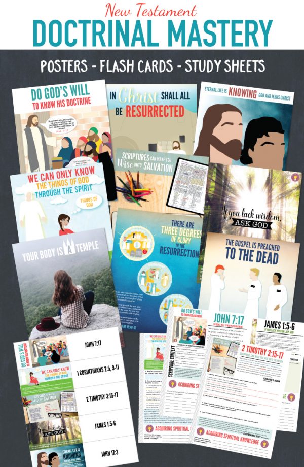 New Testament Doctrinal Mastery Passages Posters, Flash Cards...