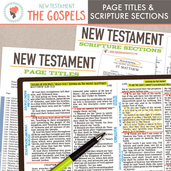 new testament the gospels