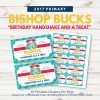 2017 Primary Birthday Bishop Bucks