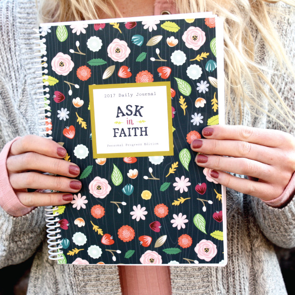 2017 daily journal ask in faith personal progress edition